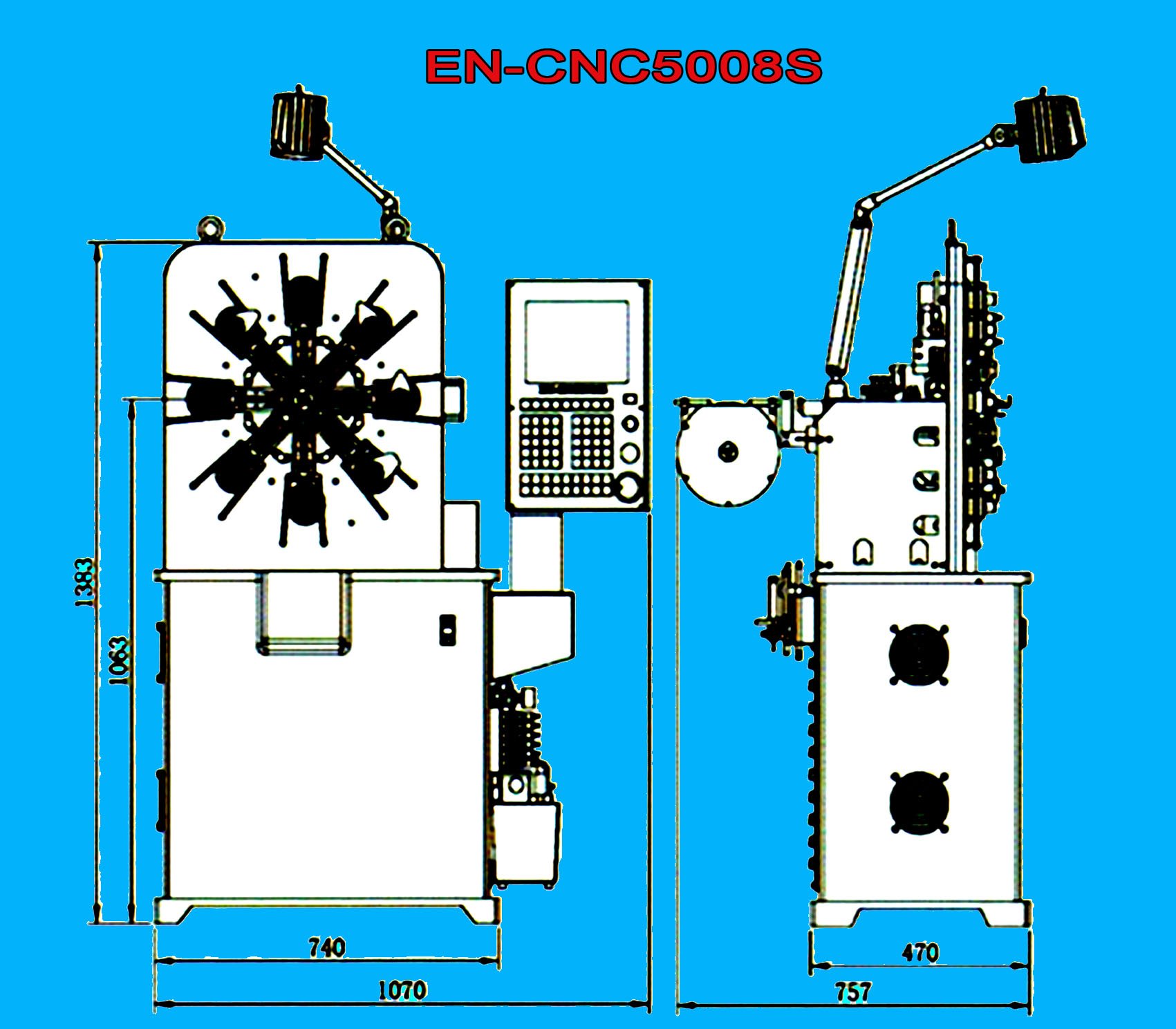 弹簧机 EN-5008S